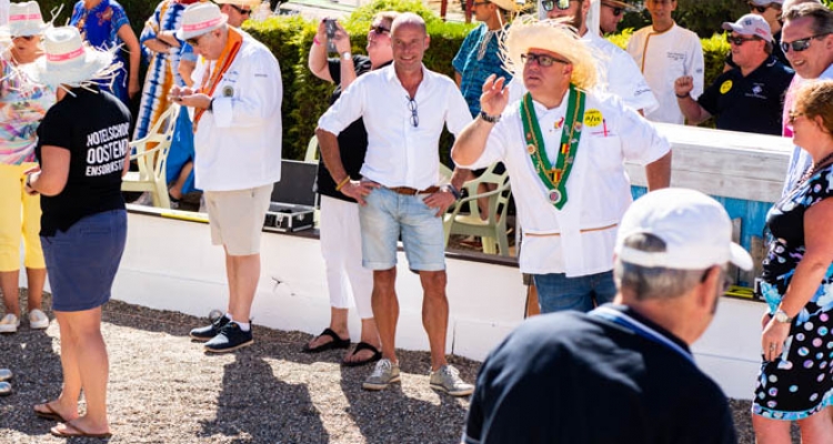 Dolce 's petanque trophy for Chefs 2018